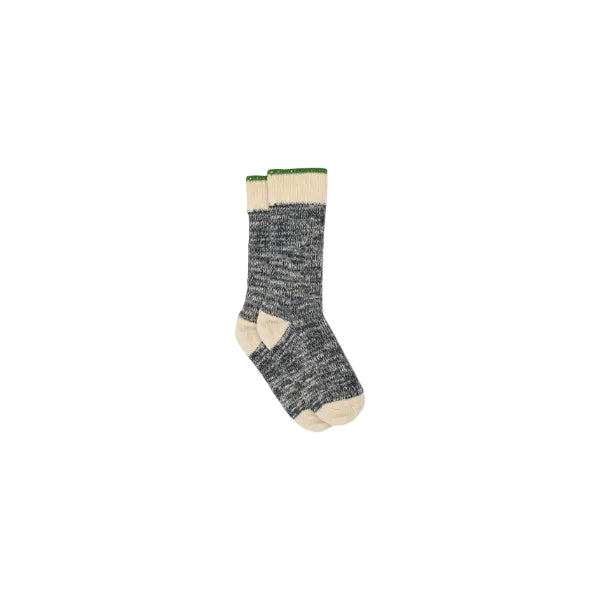 MP Wool-Blend Slouch Socks - All - Blue Melange | 101739 MP 59065