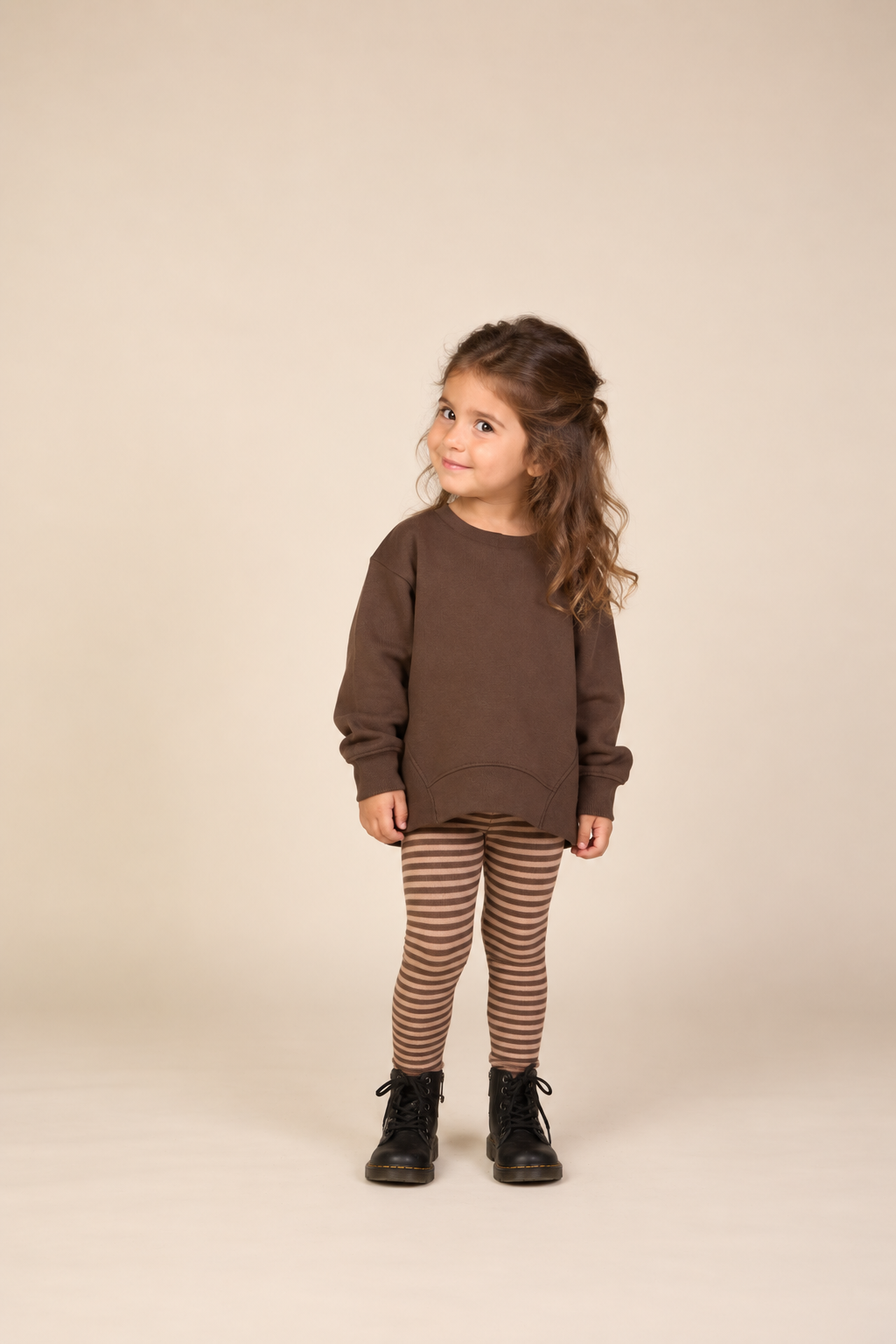 Gestreepte riblegging Kids - Brown/Light Brown | 101610 Gloria