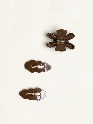 Haarclip Click & Claw - All - Chocolate | 100886 Cille