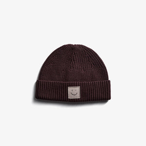 Geribde muts - Kids - Dark Purple