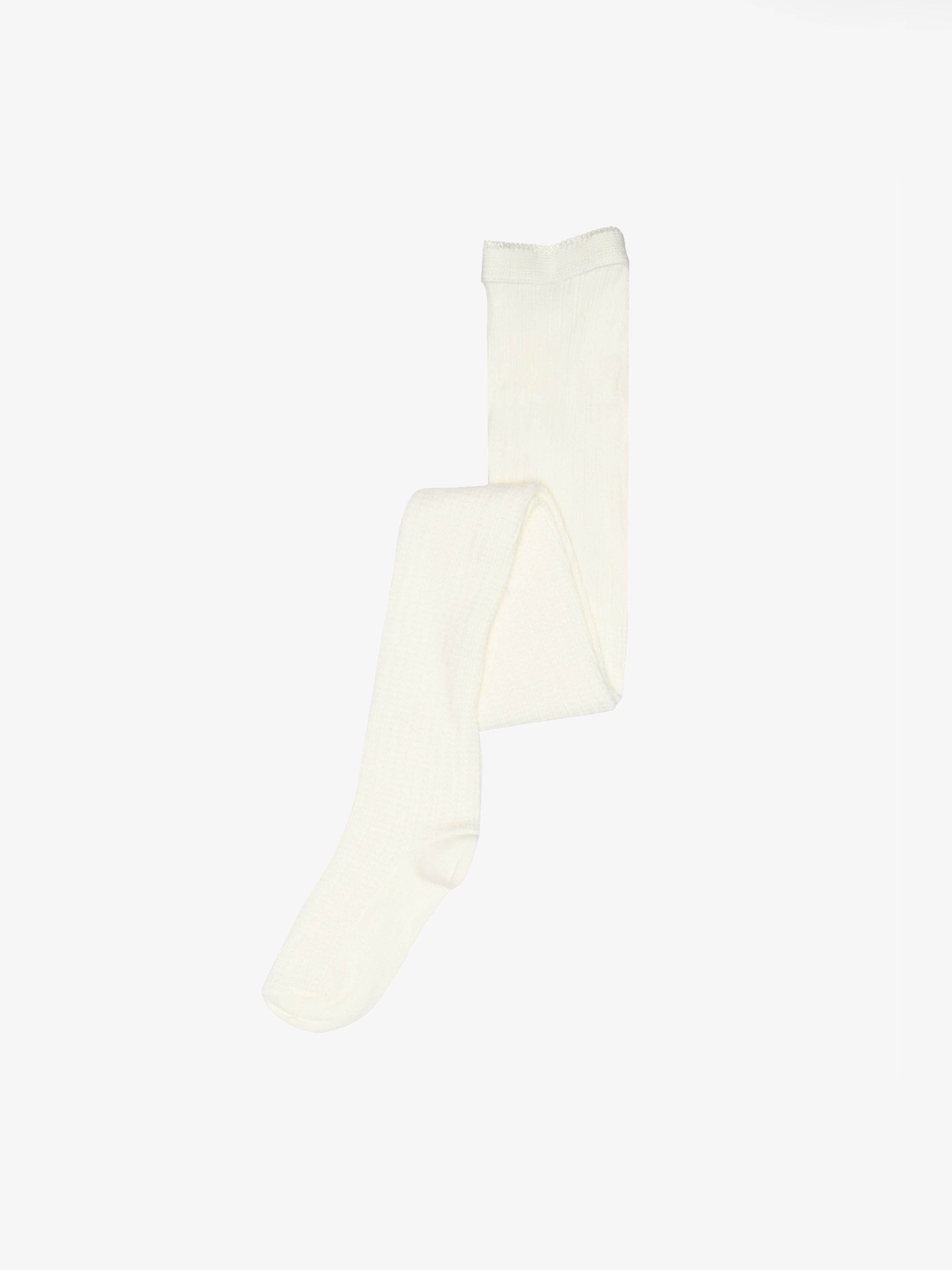 MP Katoenen Jacquard Gebreide Maillot - Kids - Offwhite | 101391 MP Inger tights