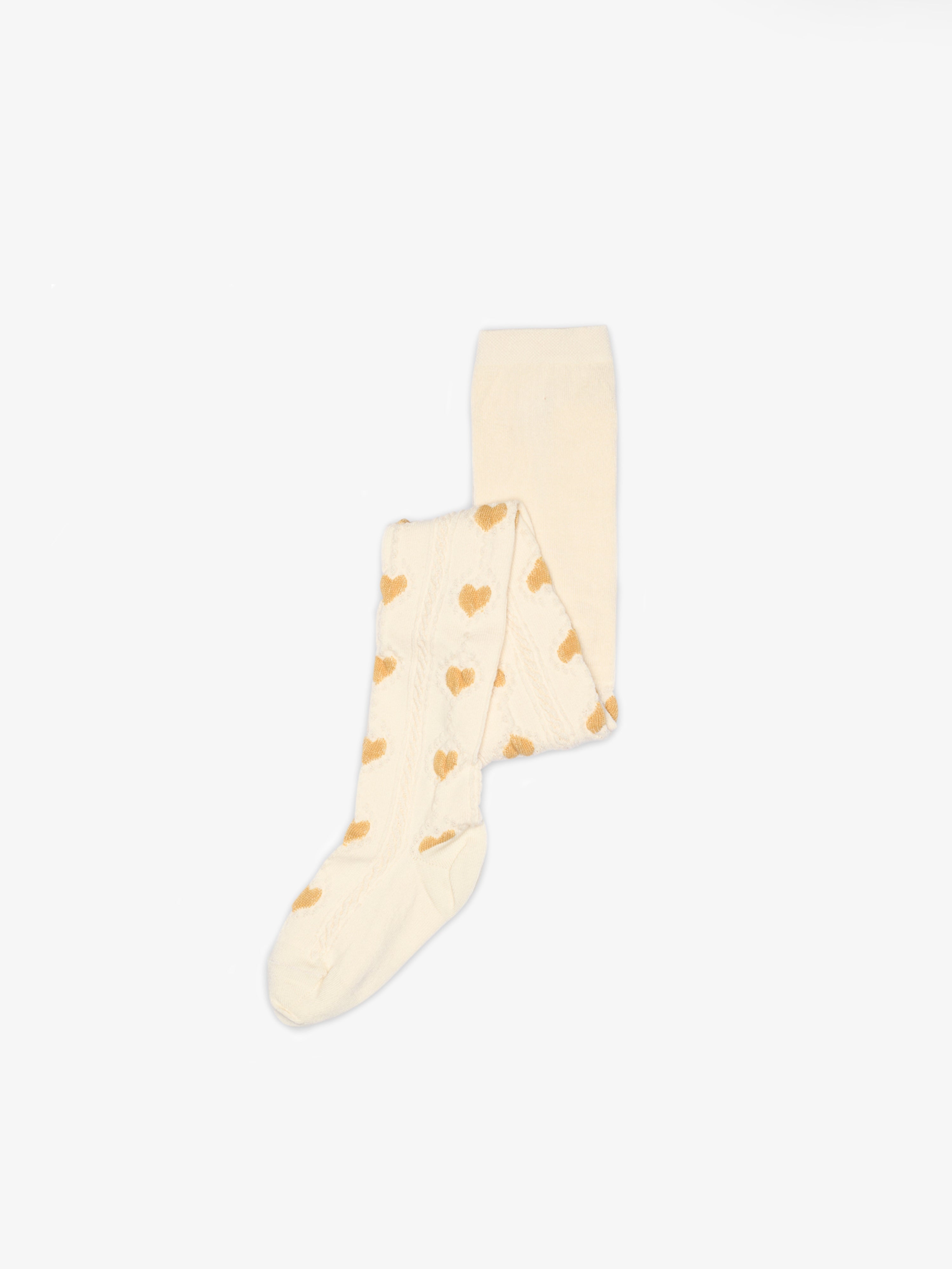 MP Hart Panty - Kids - Offwhite/Yellow | 101376 MP Alvilda tights
