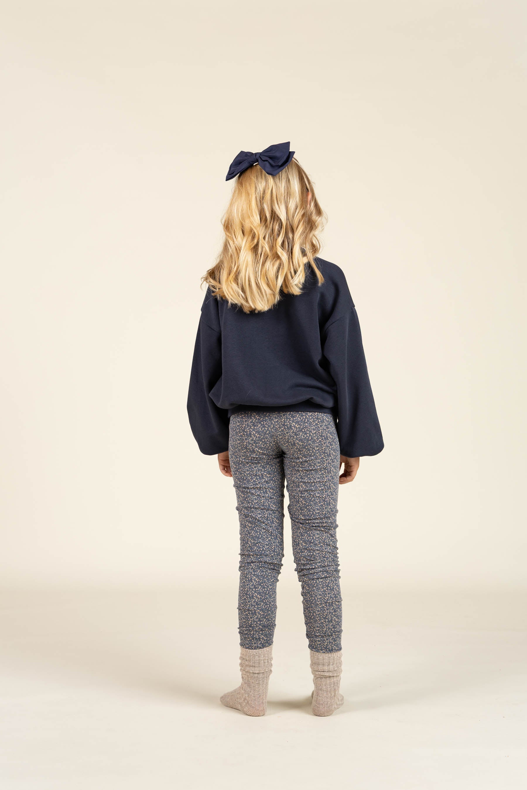 Bedrukte jersey legging - Tween - Blue | 100769 Ada