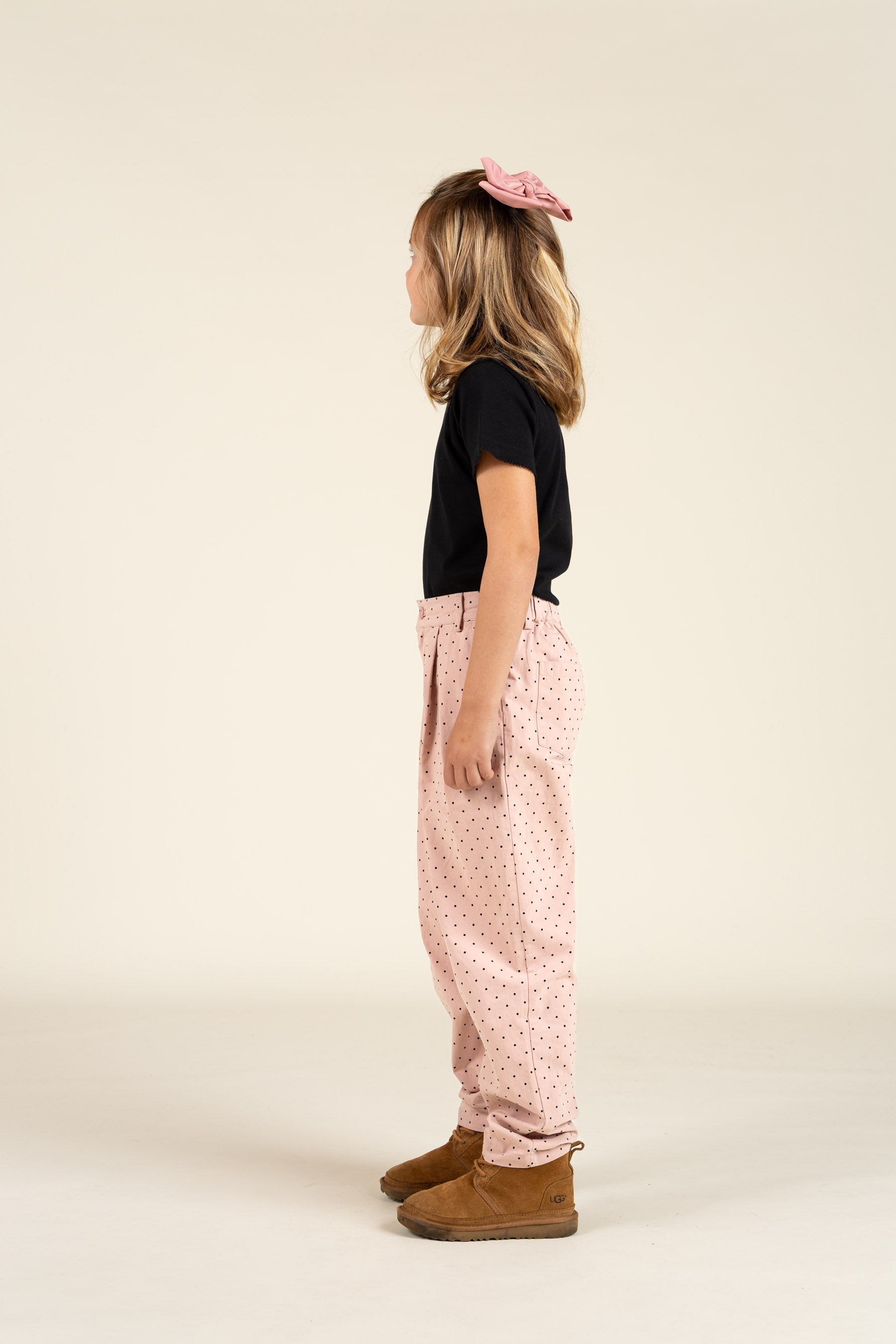 Twill broek met stip - Tween - Rose | 100613 Iris