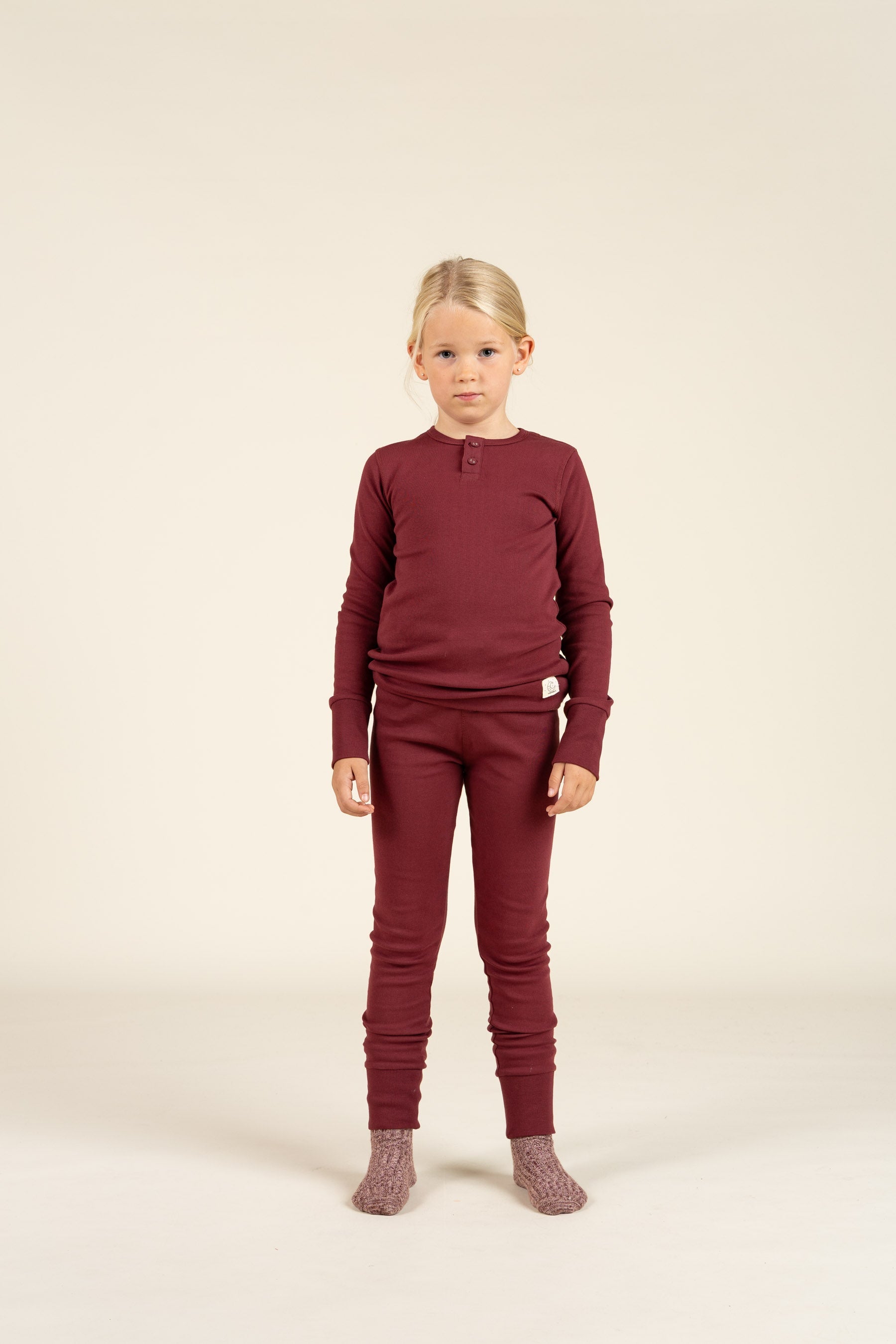 Jersey pyjama - Tween - Burgundy | 100555 Bangkok