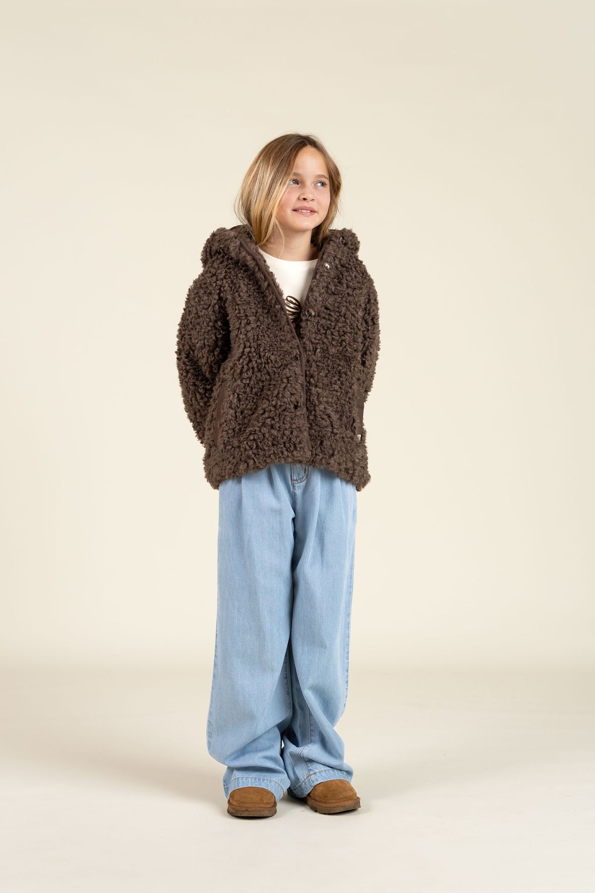 Denim broek met wijde pijpen - Tween - Blue Denim | 100103 Lea