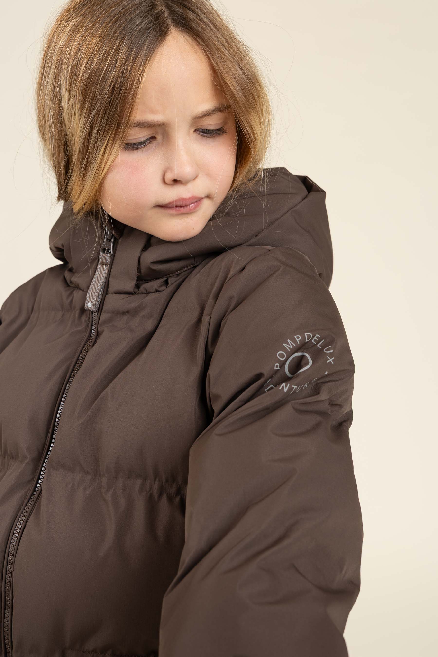 Winterjas met koord - Tween - Chocolate | 100537 Elenor