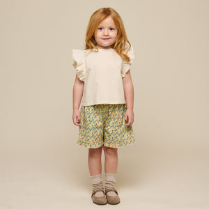 Poplin blouse met borduursel - Kids - Offwhite | 101043 Barbara