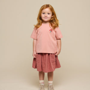 T-shirt met Bloemenmotief - Kids - Powder Rose | 101292 Elsa
