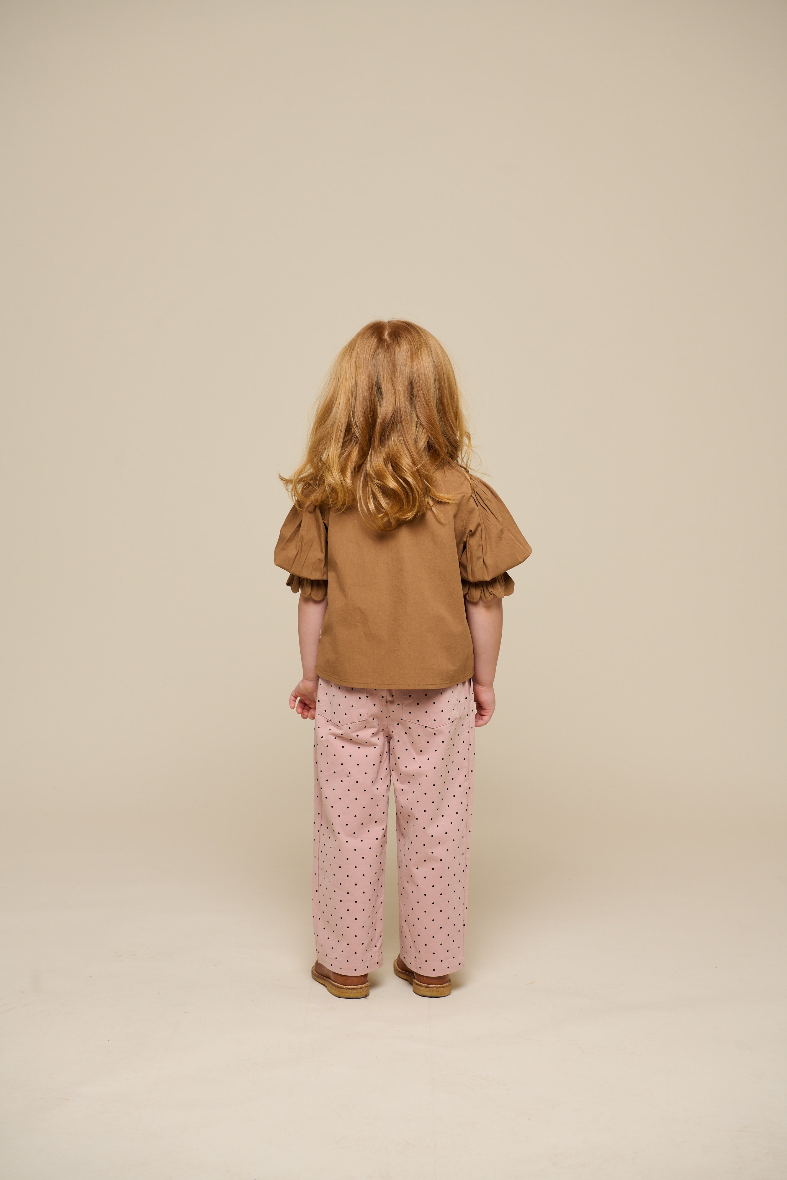 Twill broek met stip - Kids - Rose | 100612 Iris