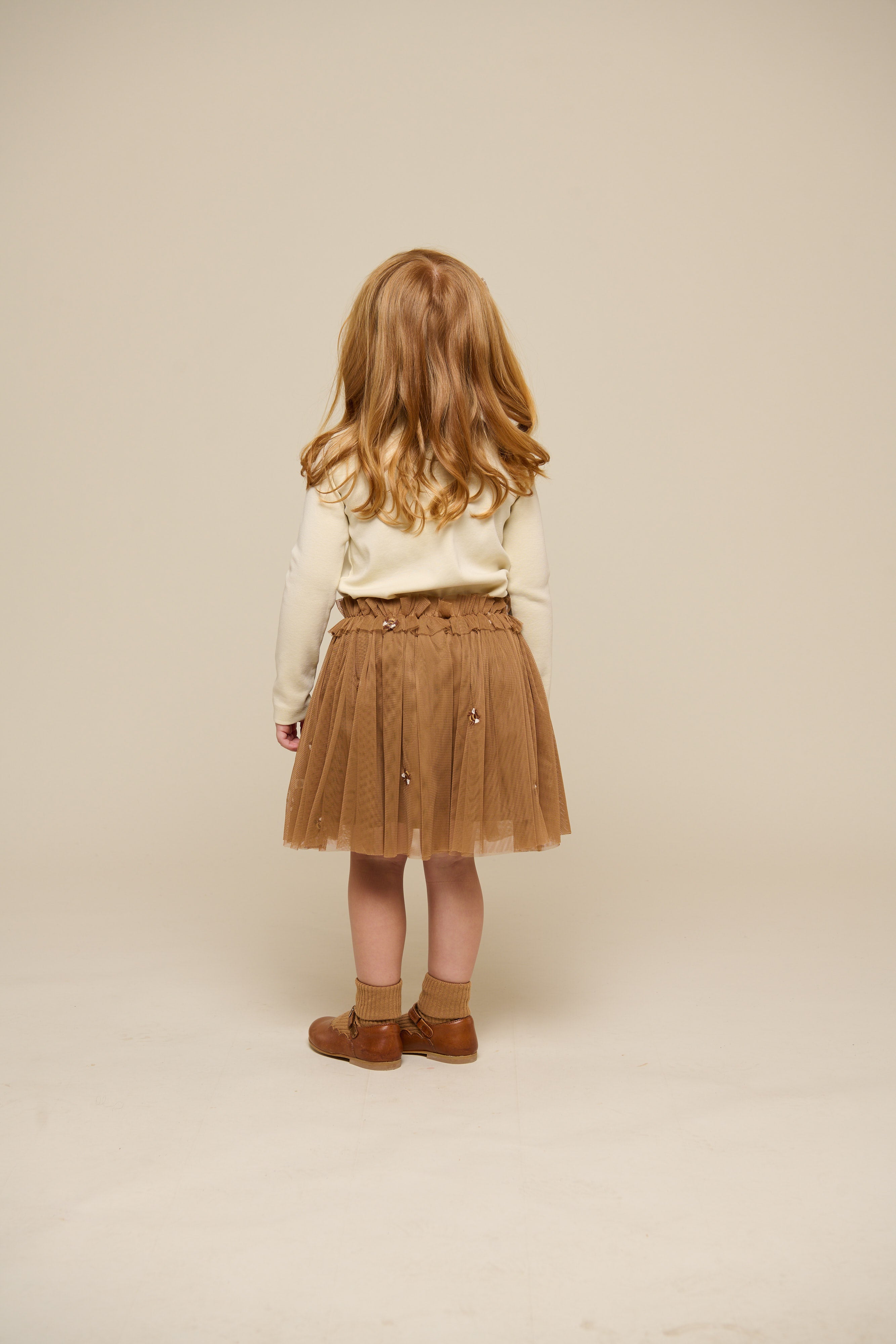 T-shirt met Bloemapplicatie - Kids - Offwhite | 101231 Sarah