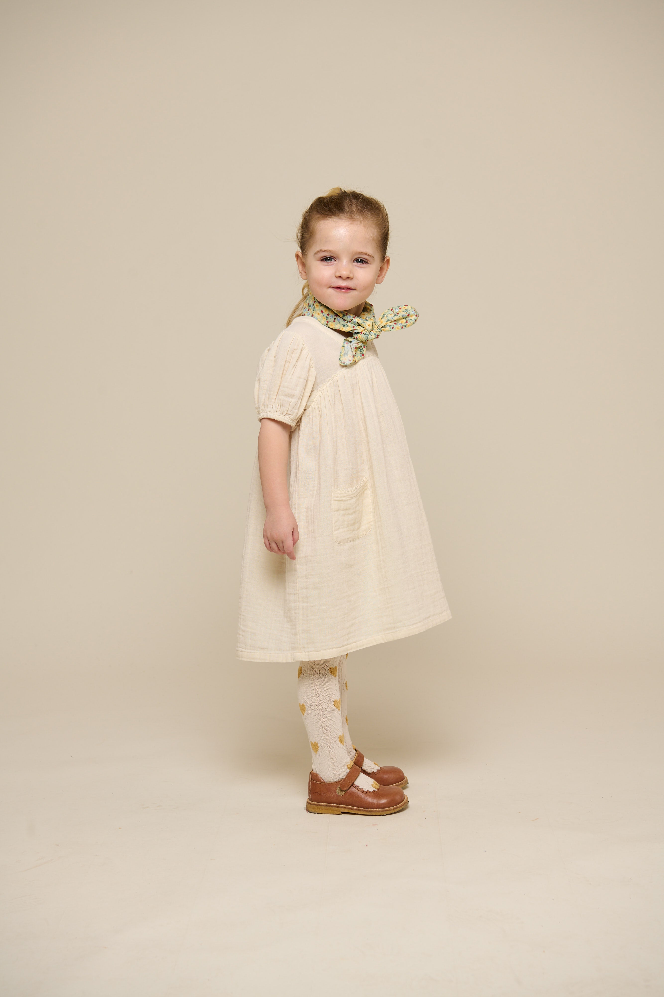 Gaas Jurk - Kids - Off White | 100914 Jasmine