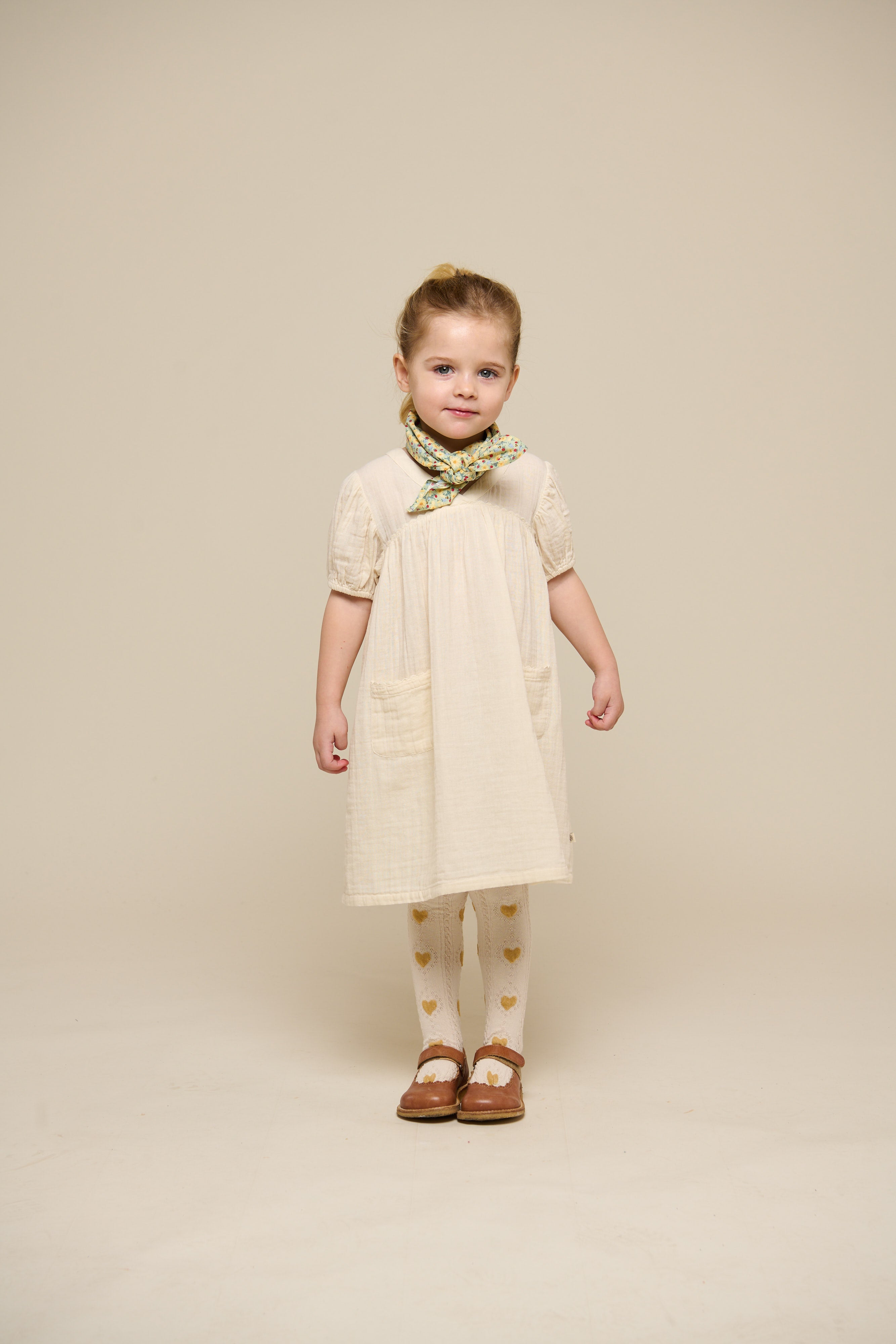Gaas Jurk - Kids - Off White | 100914 Jasmine