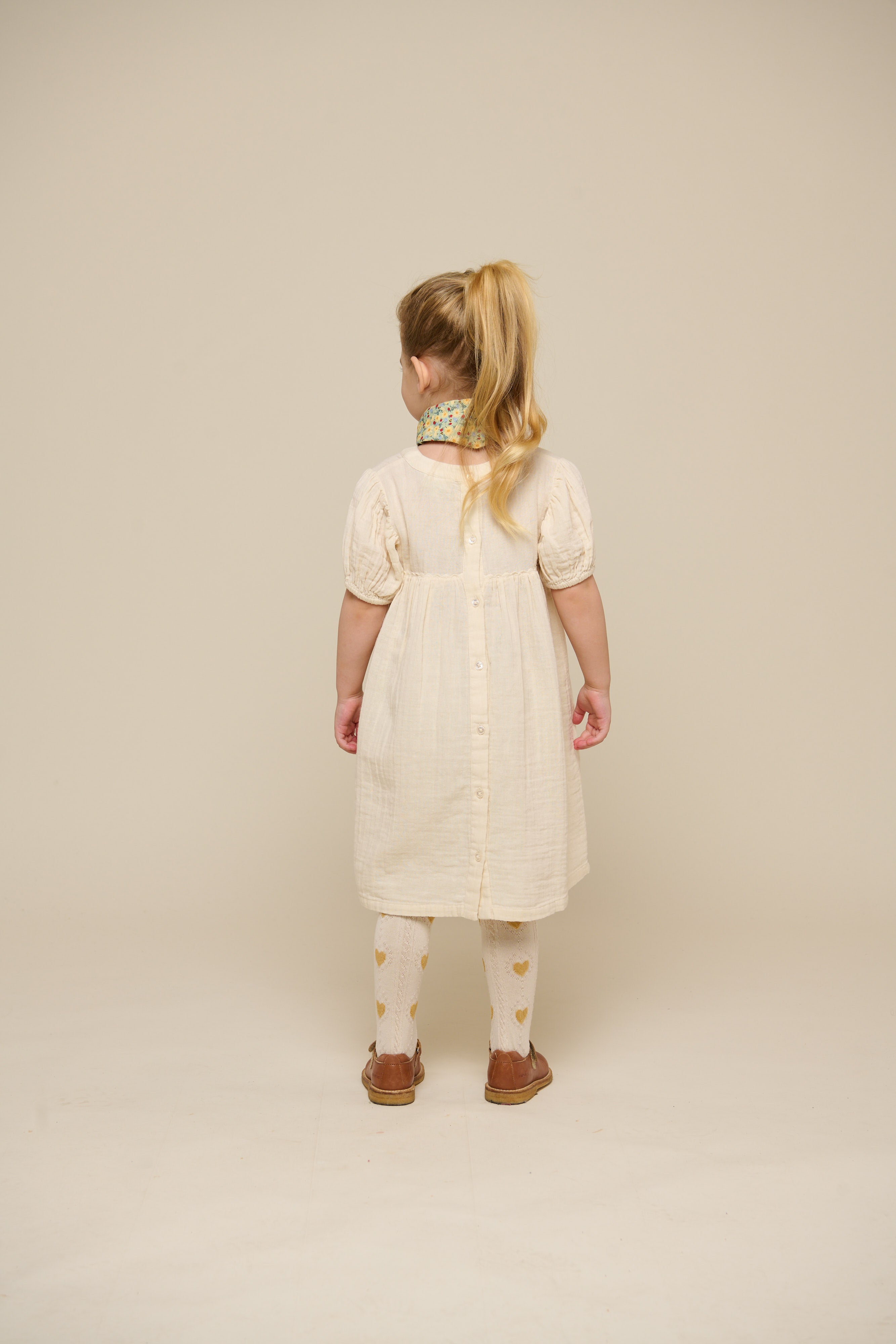 Gaas Jurk - Kids - Off White | 100914 Jasmine