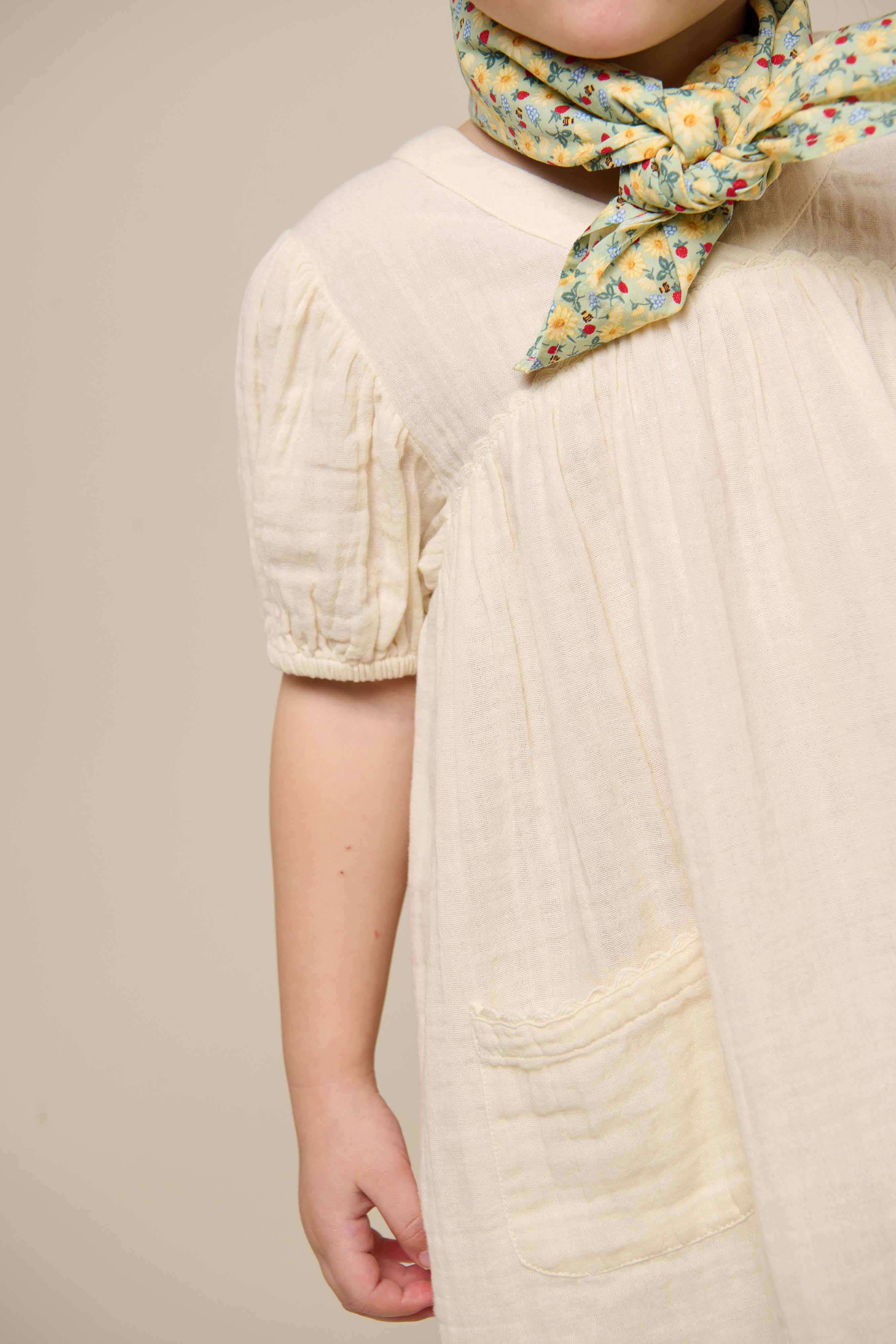 Gaas Jurk - Kids - Off White | 100914 Jasmine