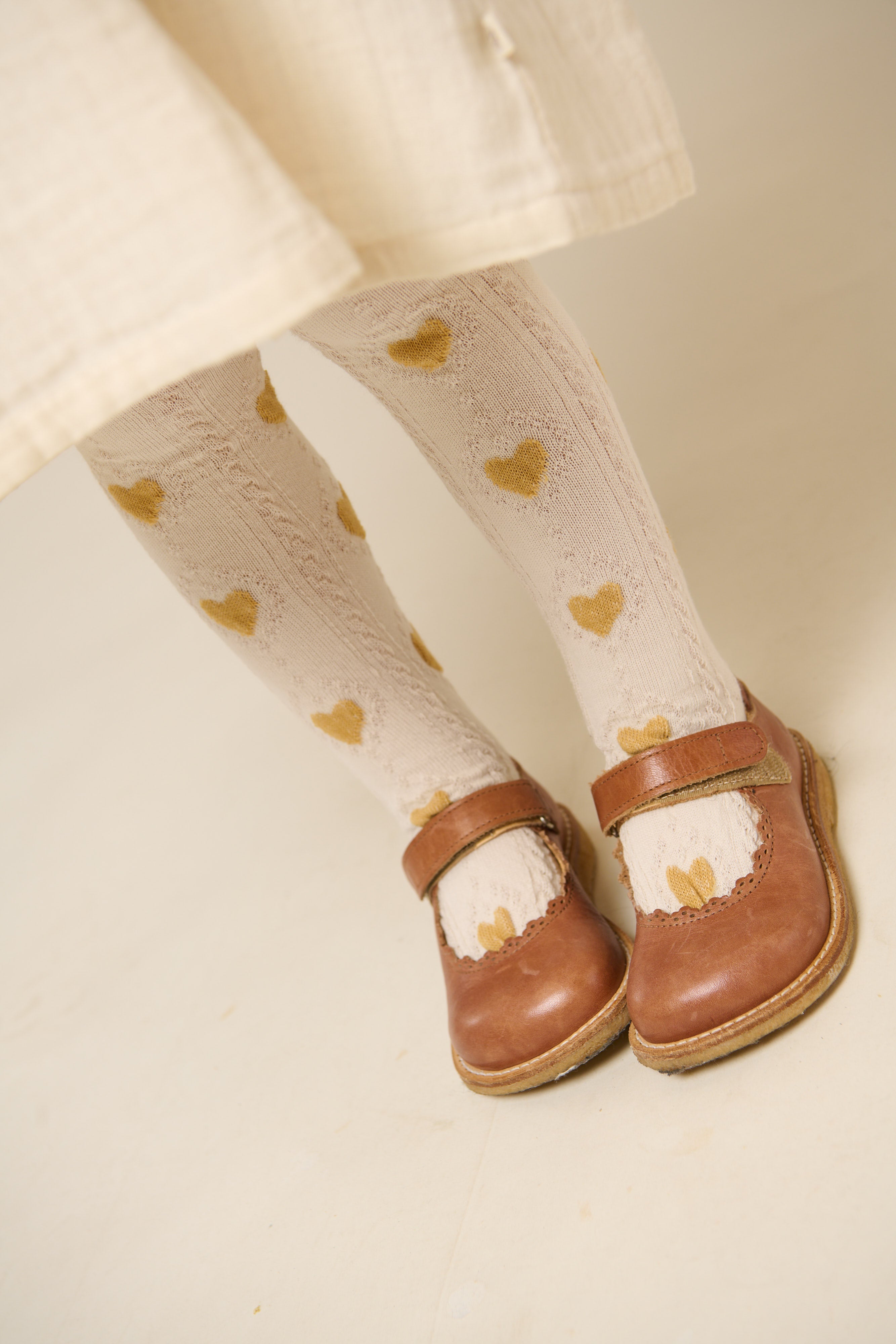 MP Hart Panty - Kids - Offwhite/Yellow | 101376 MP Alvilda tights