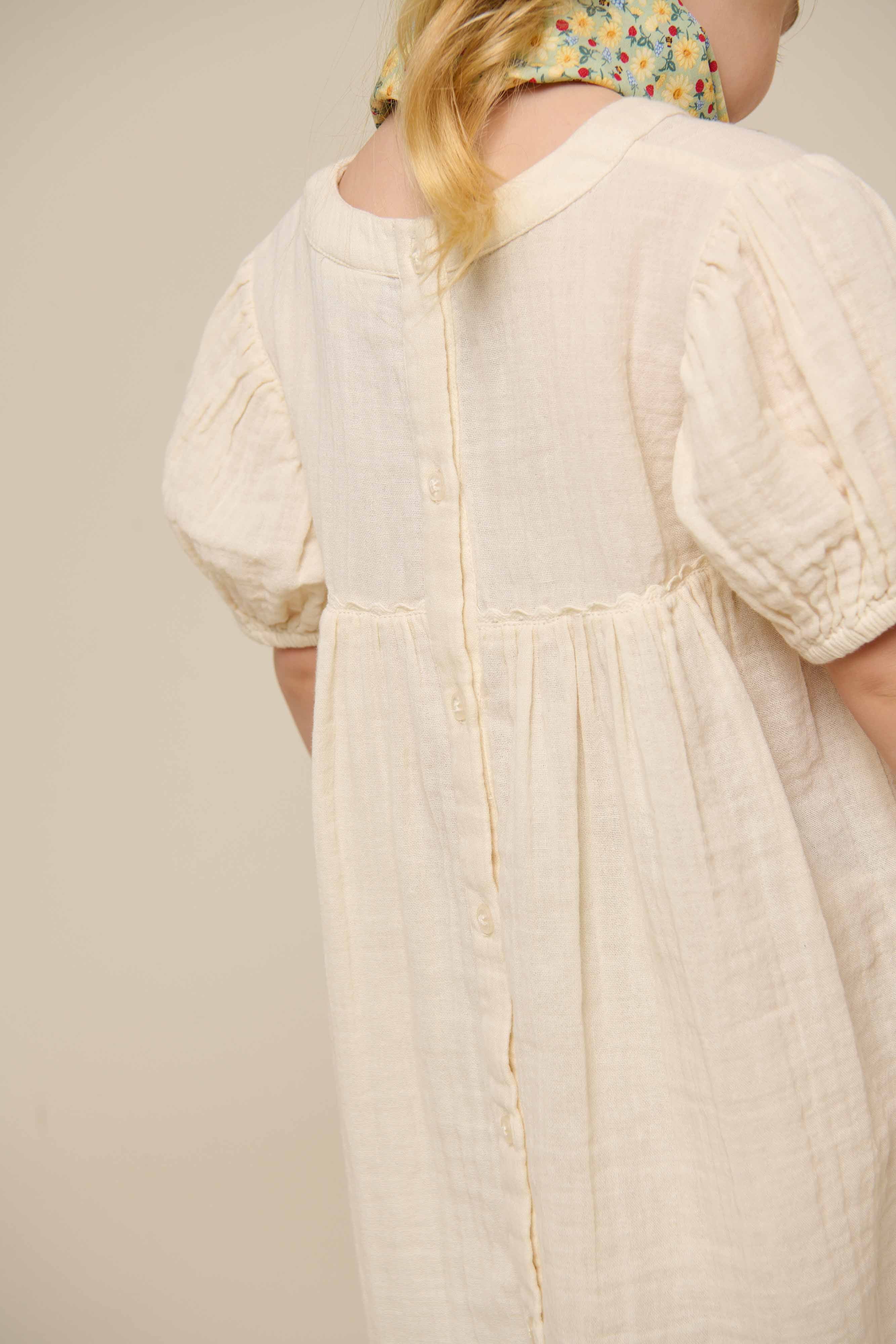 Gaas Jurk - Kids - Off White | 100914 Jasmine