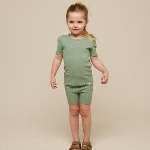 T-shirt van modalrib - Kids - Dusty Green | 101302 Lottie