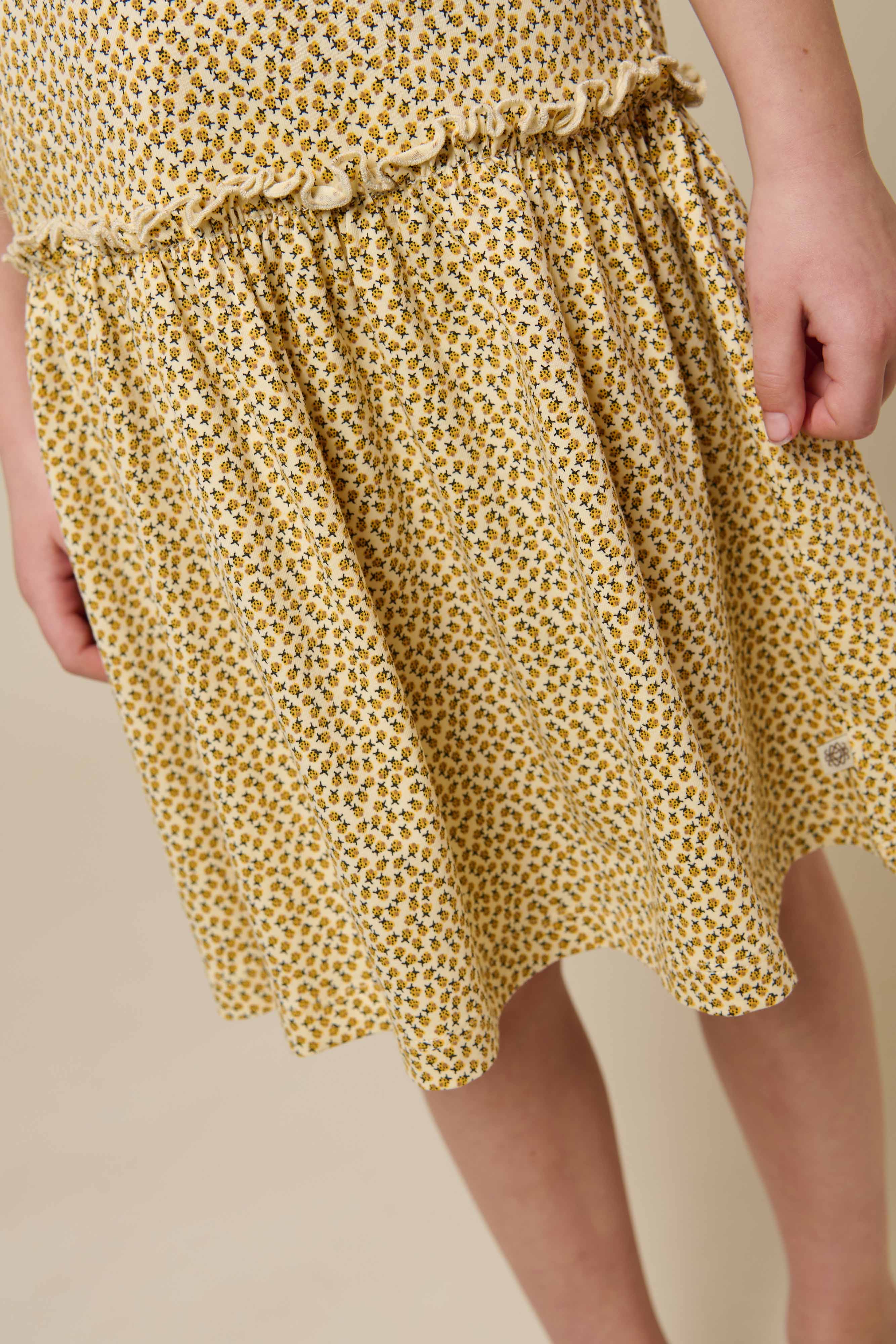 Jersey jurk - Kids - Yellow | 101223 Lea
