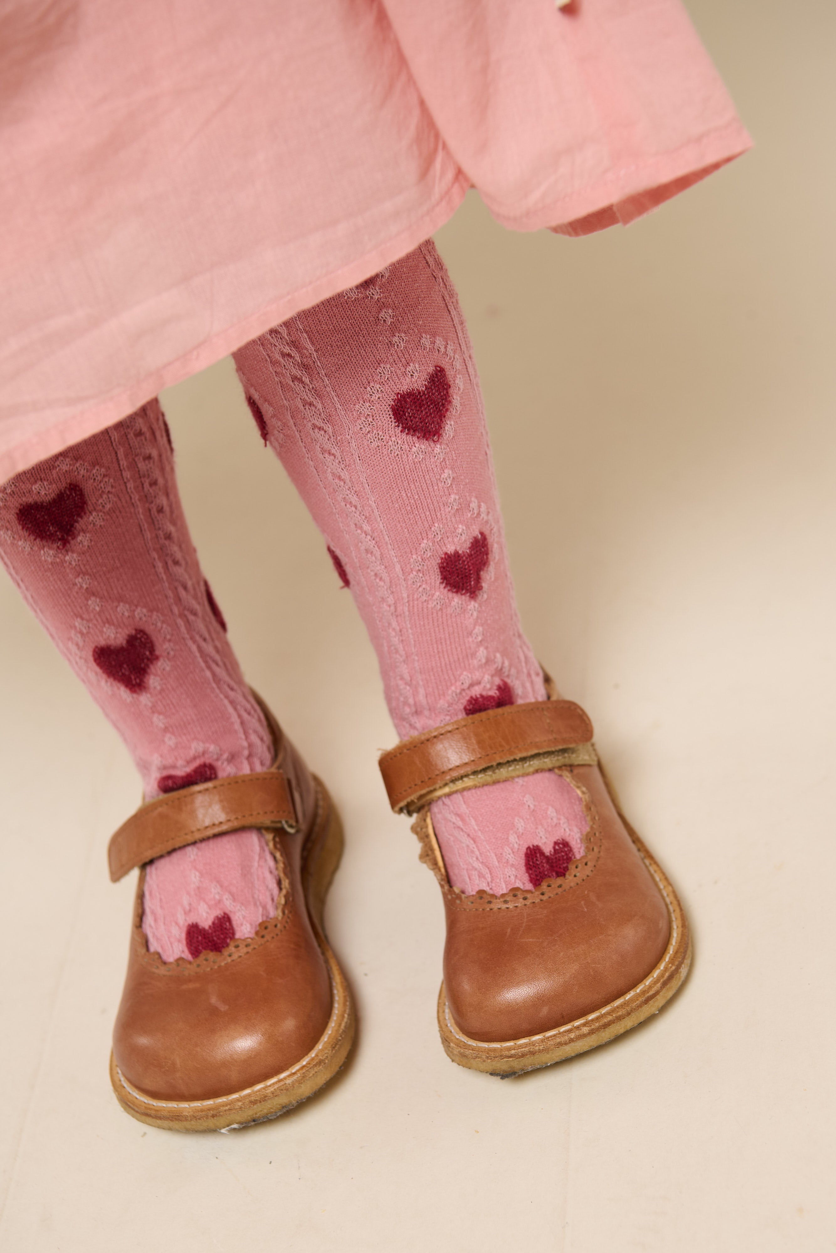 MP Hart Panty - Kids - Rose/Cherry Red | 101375 MP Alvilda tights