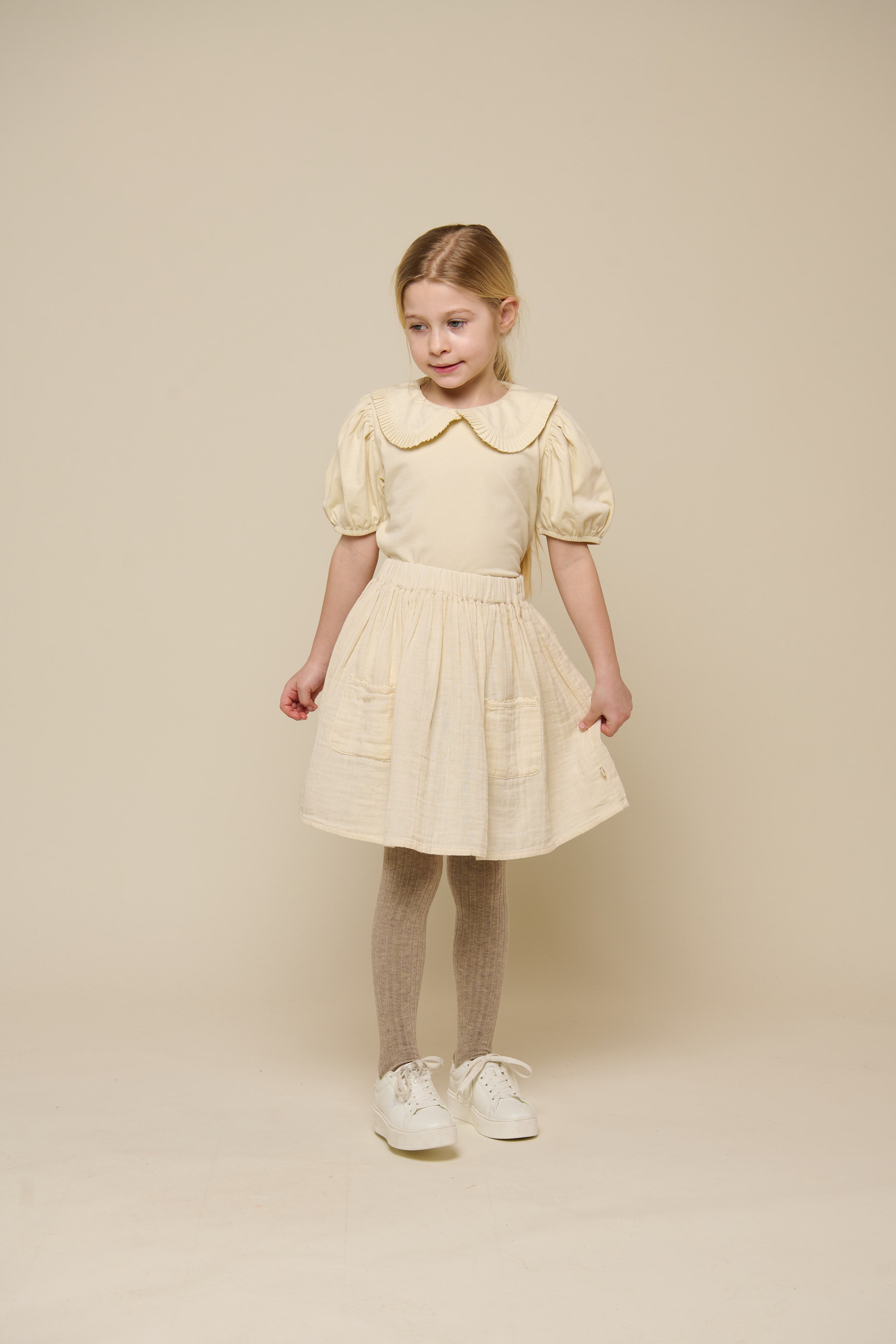 Gaze rok - Tween - Off White | 100937 Jasmine