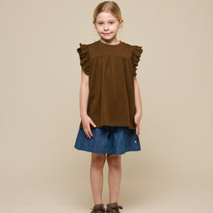 Jersey blouse - Tween - Dark Brown | 101333 Lucia