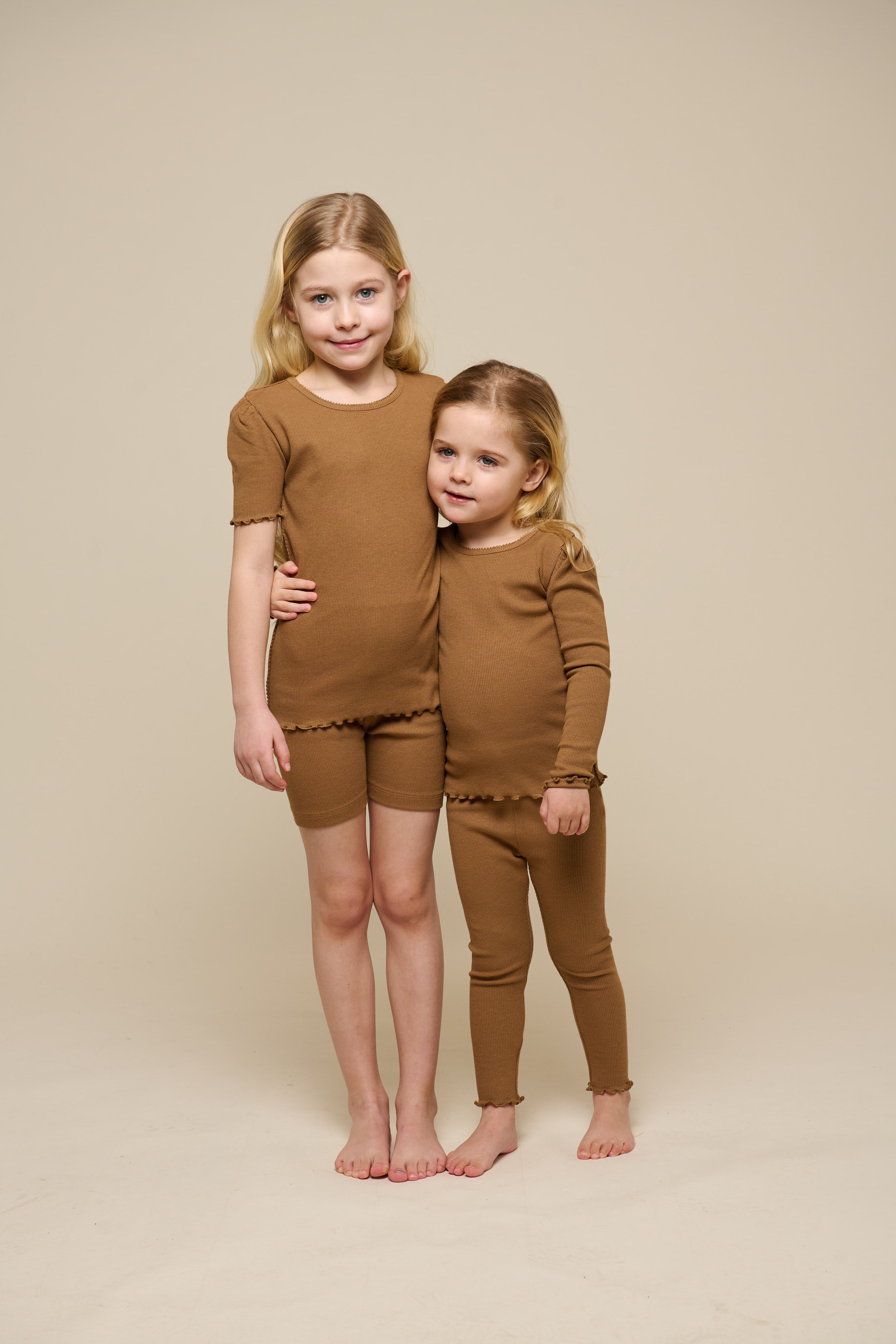 Lange mouwen T-shirt van modalrib - Tween - Coconut | 101309 Lottie