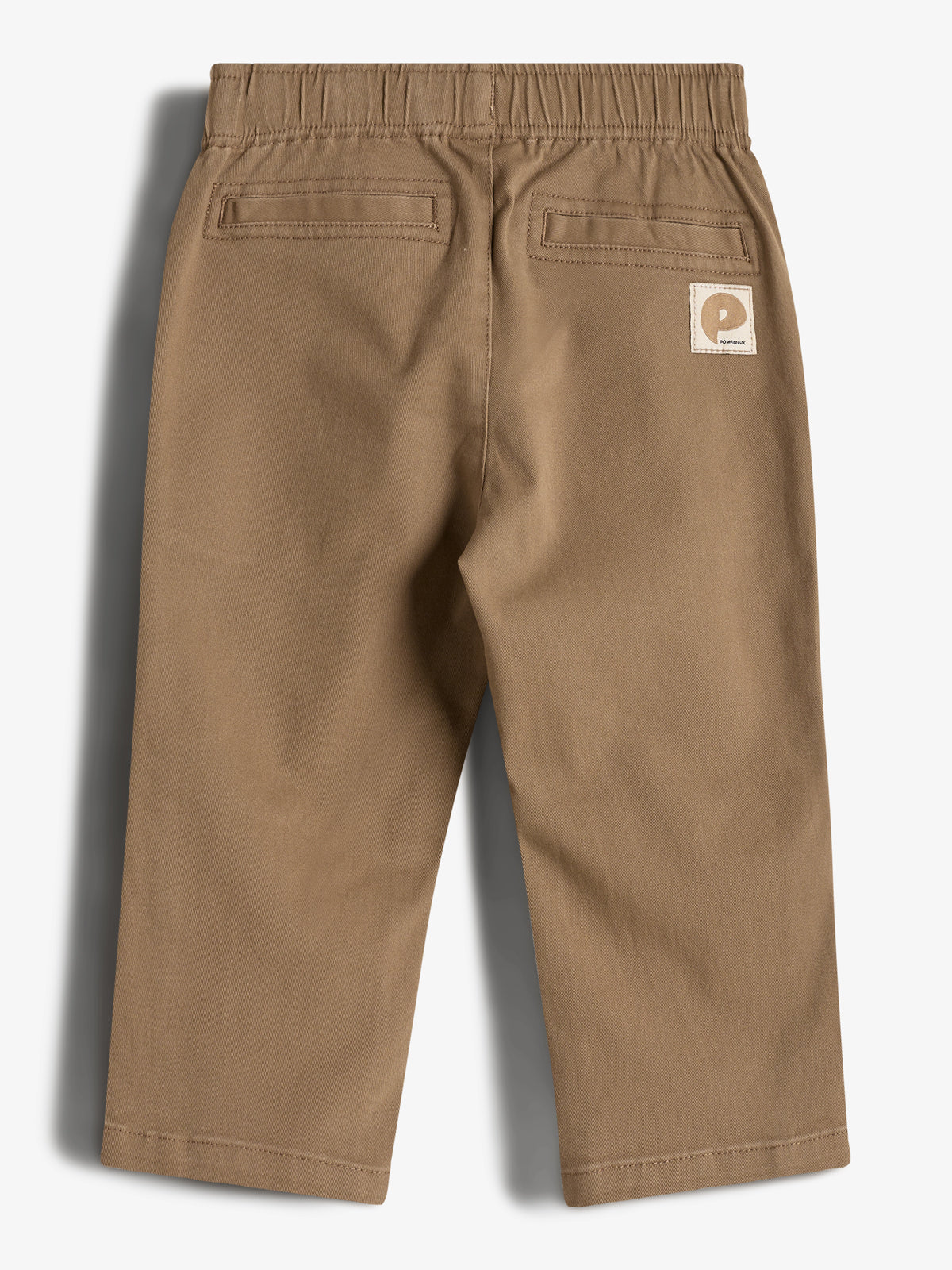 Casual pull-on chino - Little - Walnut