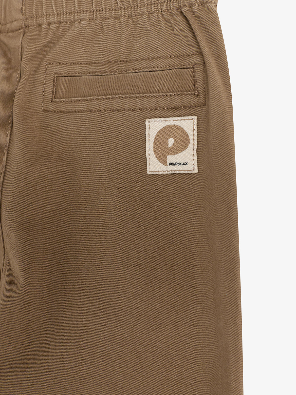 Casual pull-on chino - Little - Walnut