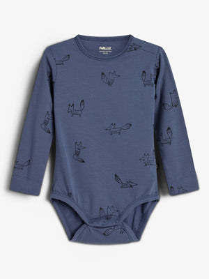 Jersey romper - Little - Vintage Blue Fox