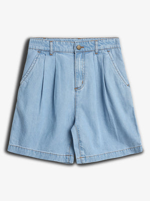 Lange denim shorts - Tween - Blue Denim | 100101 Lea