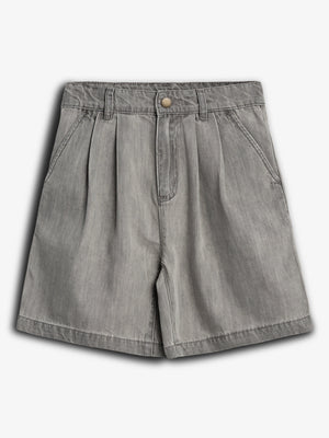 Lange denim shorts - Tween - Grey Denim | 100102 Lea