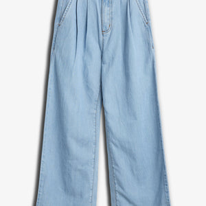 Denim broek met wijde pijpen - Tween - Blue Denim | 100103 Lea