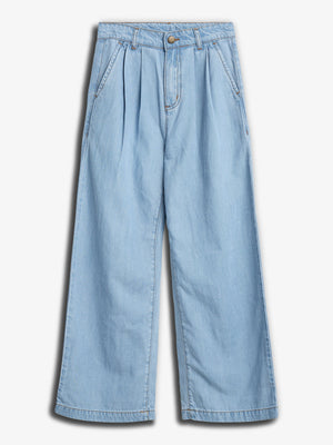 Denim broek met wijde pijpen - Tween - Blue Denim | 100103 Lea