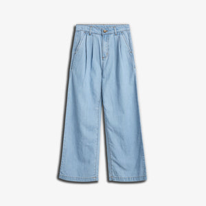 Denim broek met wijde pijpen - Tween - Blue Denim | 100103 Lea