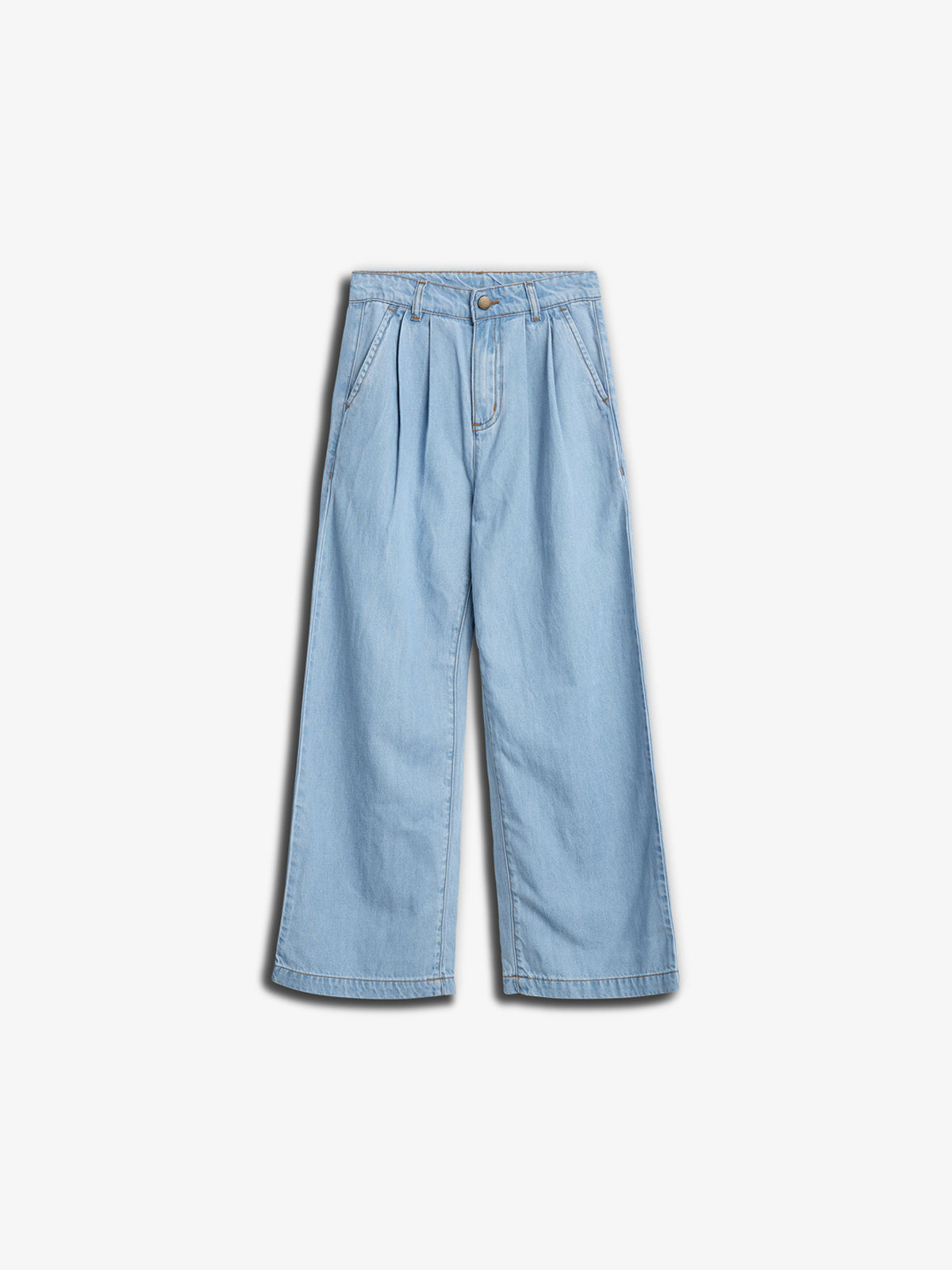 Denim broek met wijde pijpen - Tween - Blue Denim | 100103 Lea