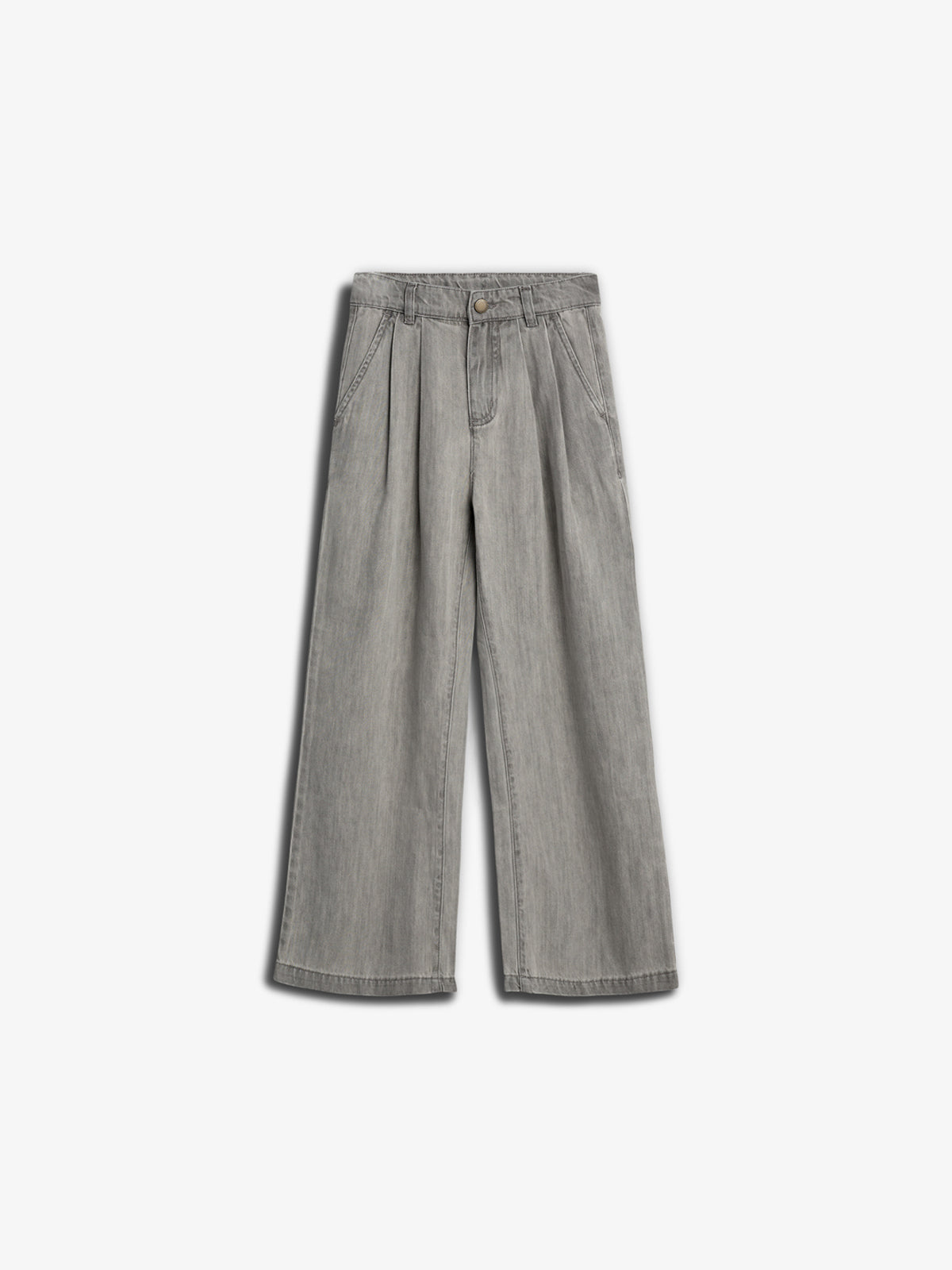 Denim broek met wijde pijpen - Tween - Grey Denim | 100104 Lea