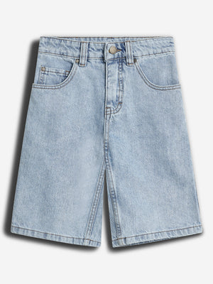 Lange denim shorts - Tween - Light Blue Denim | 100357 Storm