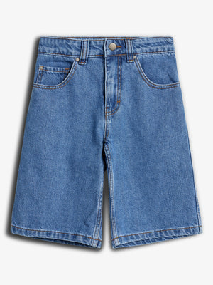 Lange denim shorts - Tween - Blue Denim | 100358 Storm