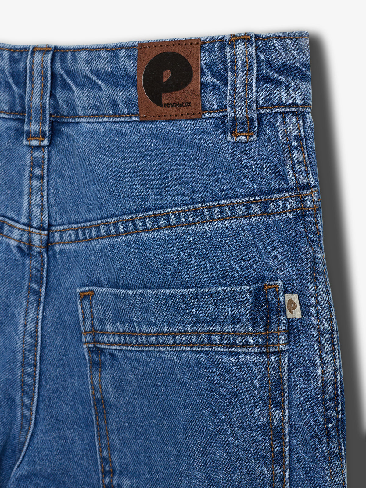 Lange denim shorts - Tween - Blue Denim | 100358 Storm