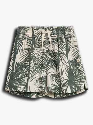 Linnen tropical shorts - Petrol | 100109 Mateo
