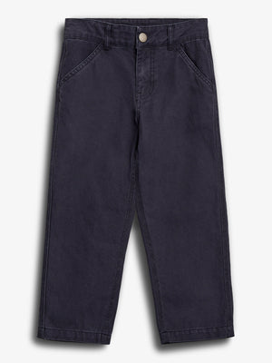 Canvas broek - Navy | 100116 Dereck