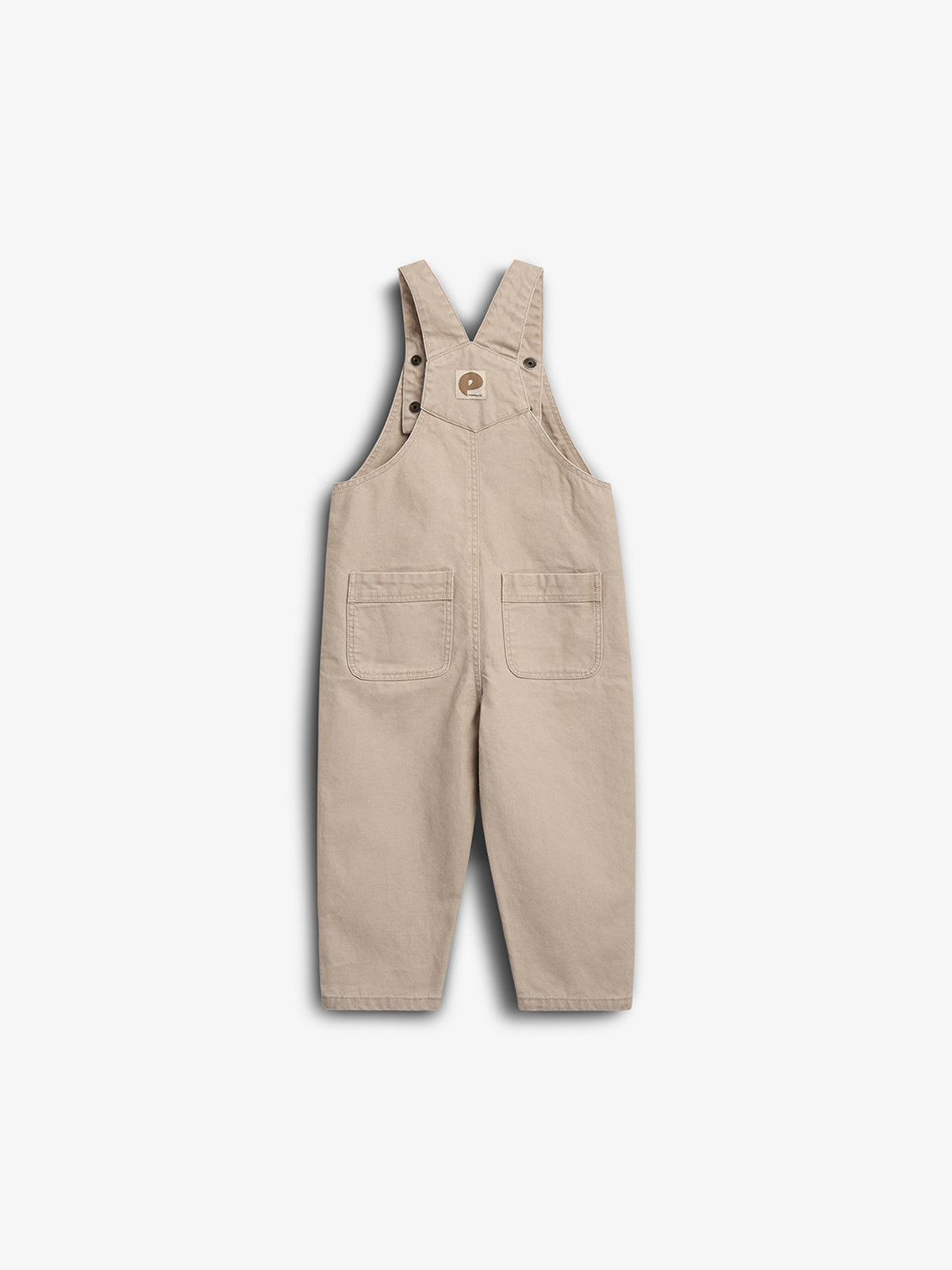 Canvas tuinbroek - Kids - Greige | 100119 Dereck
