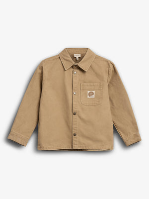 Canvas Overshirt - Beige | 100126 Dereck