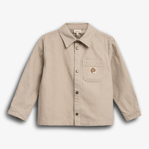 Canvas Overshirt  - Tween - Greige | 100344 Dereck