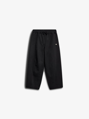 Tencel broek met barrel-pijpen - Tween - Black | 100133 Asta