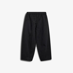 Tencel broek met barrel-pijpen - Tween - Black | 100133 Asta