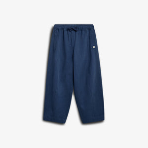 Tencel broek met barrel-pijpen - Tween - Dusty Cobalt | 100134 Asta