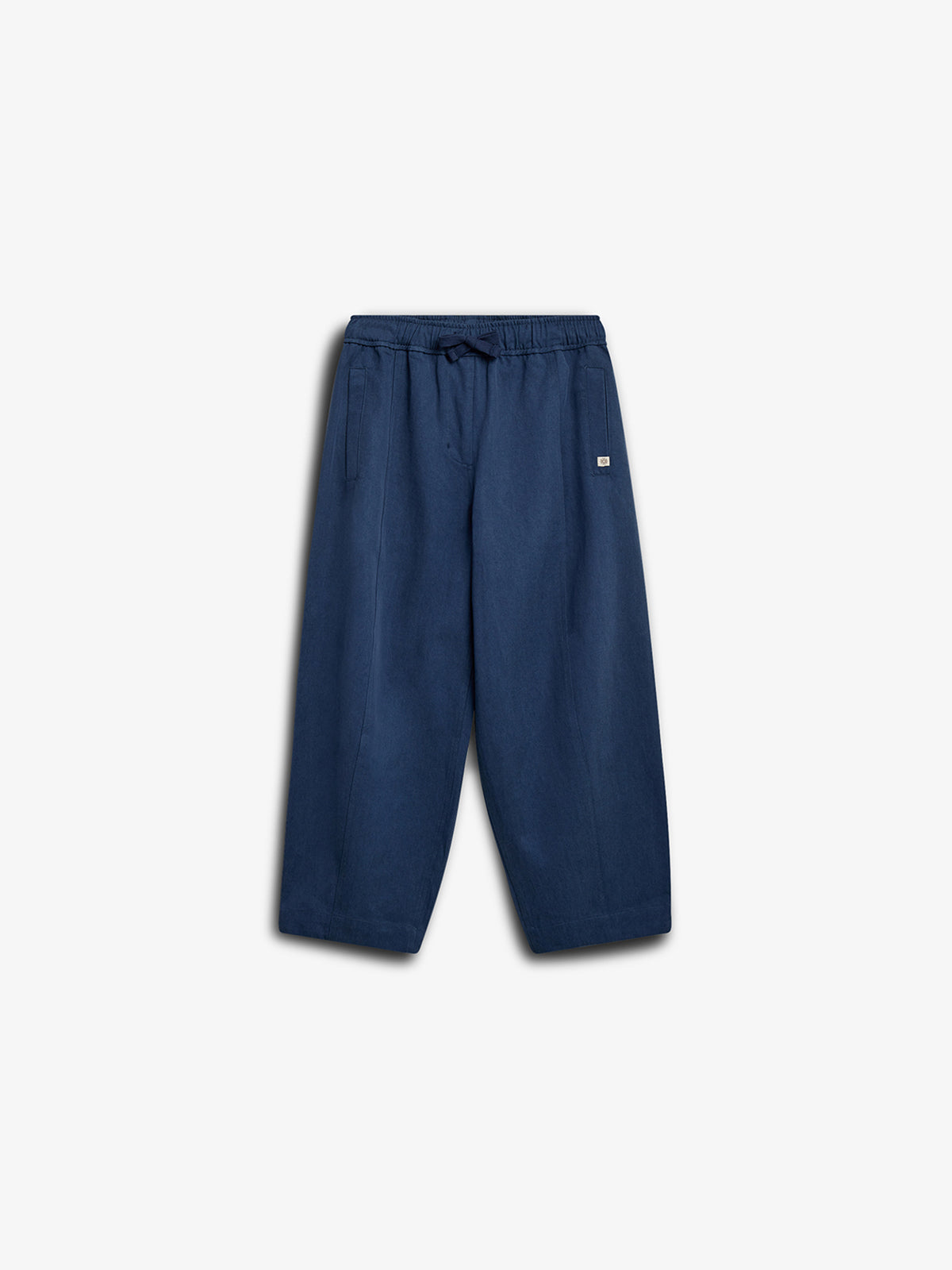Tencel broek met barrel-pijpen - Tween - Dusty Cobalt | 100134 Asta