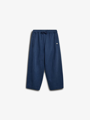 Tencel broek met barrel-pijpen - Tween - Dusty Cobalt | 100134 Asta